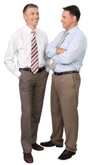 Portrait of Businessmen Talking