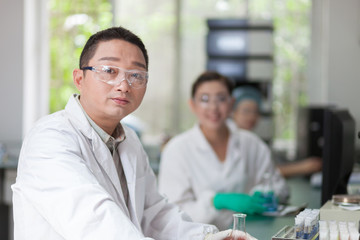 people working at laboratory