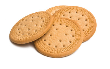 biscuits isolated - obrazy, fototapety, plakaty