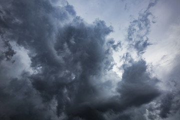 Storm clouds in central Florida