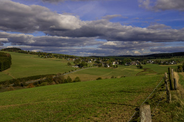Obraz premium Die letzten Sommertage verursachen wunderschöne Landschaften