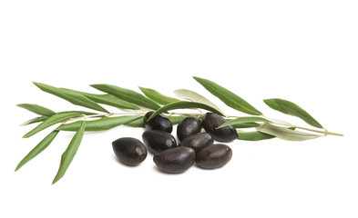 Fototapeta na wymiar large olives isolated