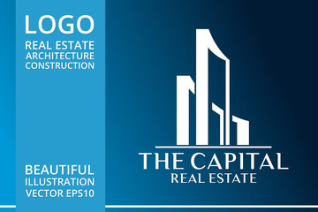 Fototapeta premium Real Estate, Building, Construction and Architecture Logo Vector Design Eps 10