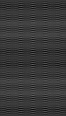 White honeycomb on a black background. Seamless texture. Isometric geometry. 3D illustration