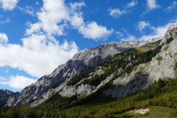 Fototapeta na wymiar Hochschwab, Gebirgskette in der Steiermark