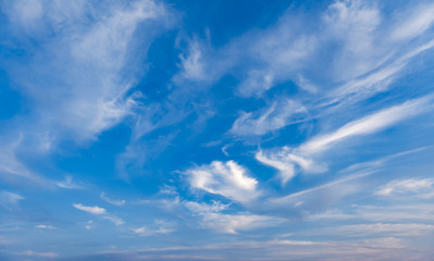 blue sky with cloud