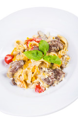 pasta with veal