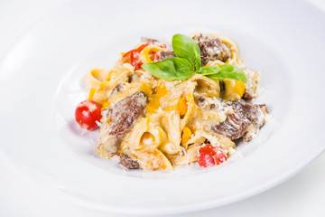pasta with veal