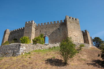 Fototapeta na wymiar Exterior of the Pombal Castle