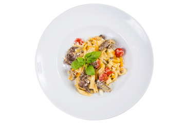 pasta with veal