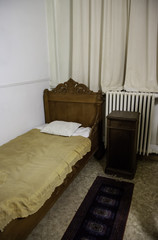 Old hospital bed