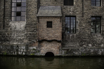 Old building in the city of Ghent