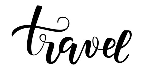 Brush calligraphy Travel