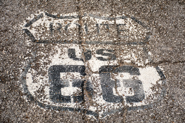 Old Route 66 Marker