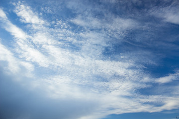 blue contrast sky natural background, copy space