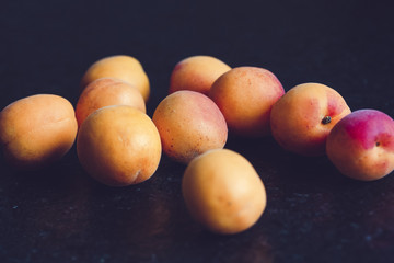 fresh bio fruits apricot