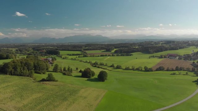 Bayerisches Voralpenland - Luftaufnahme