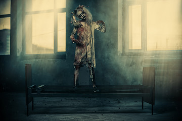 empty room with windows