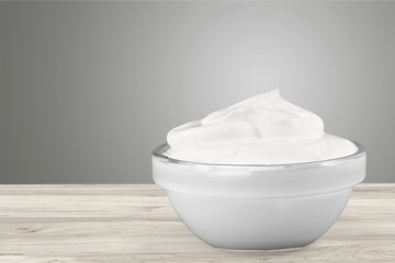 close up of a white beauty cream