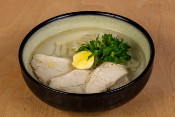 Light chicken soup