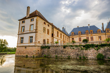 Fototapeta na wymiar Le Château de Cormatin en Bourgogne