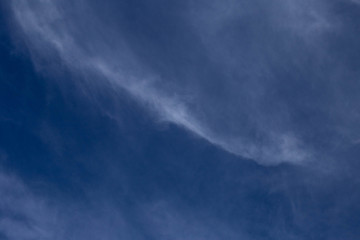 white clouds on blue sky