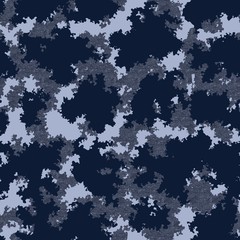 Jeans colored seamless texture Camouflage Jeans background.  Denim seamless pattern