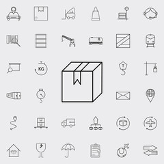 box icon. logistics icons universal set for web and mobile