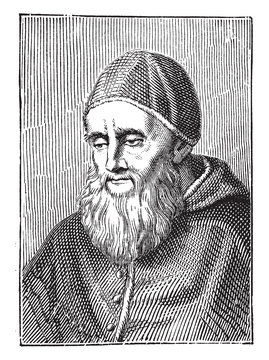 Pope Julius II, Vintage Illustration