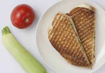 sandwich toast grilled cheese tomatoes and avocado