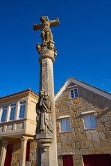 Fototapeta na wymiar Combarro Cross village in Pontevedra Galicia Spain
