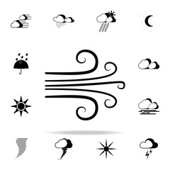 wind sign icon. Weather icons universal set for web and mobile