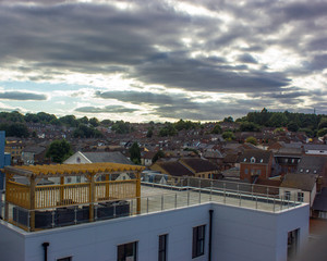 view of the city of London Luton from the roof