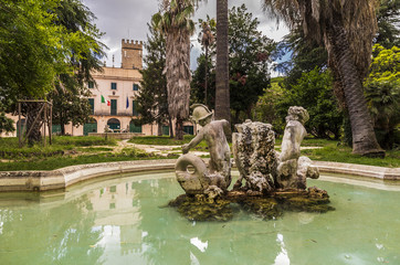 Villa Sciarra in Rome, Italy