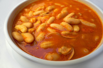 Fabes con almejas beans with clams recipe Asturias