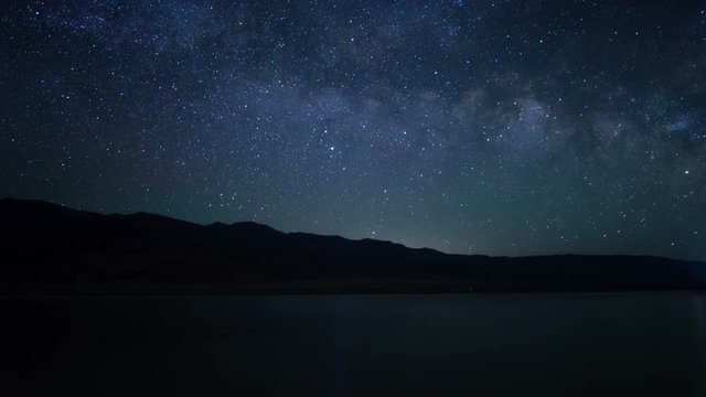 Milky Way Rise over Inyo Mountains Death Valley California USA