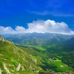 Fuente De mountains in Cantabria Spain © lunamarina