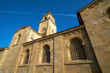 Fototapeta na wymiar Gijon San Pedro church Asturias Spain