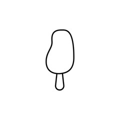 ice cream icon. Element of fast food for mobile concept and web apps icon. Thin line icon for website design and development, app development