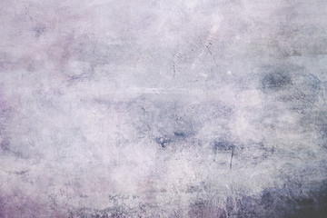 Pale pink  grungy canvas background or texture with dark vignette borders