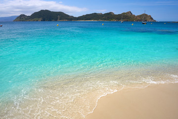 Nostra Senora beach in Islas Cies islands of Vigo