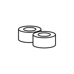 land icon. Element of fast food for mobile concept and web apps icon. Thin line icon for website design and development, app development