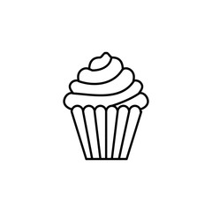 cup icon. Element of fast food for mobile concept and web apps icon. Thin line icon for website design and development, app development