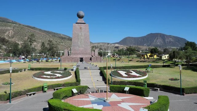 Monument to the Equator, Ciudad Mitad del Mundo, Middle of the World City, Pichincha Province, Ecuador