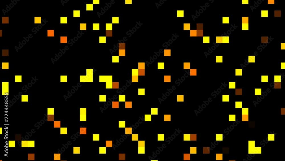 Poster 3d background with abstract surface with squares in space, 3d render illustration for business scien