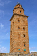 La Coruna Hercules tower Galicia Spain