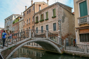 Obraz na płótnie Canvas Canals and bridges of Venice