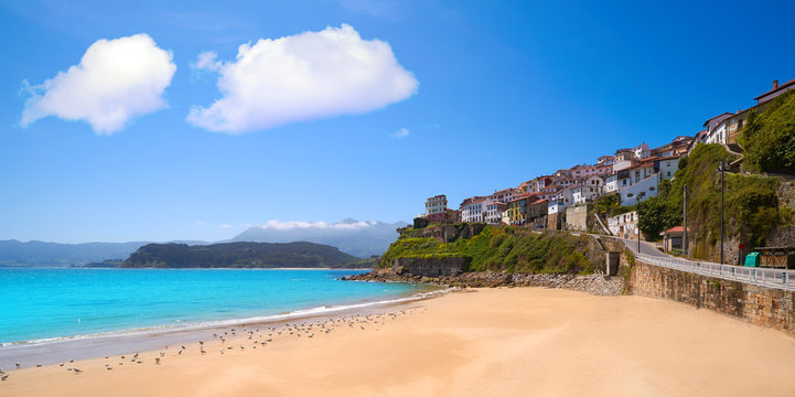 Lastres Colunga village in Asturias Spain