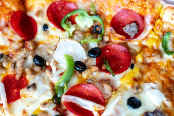 Once in a while we throw a pizza party at home, just ordering over the phone but be careful our health because of carbohydrate food. The various kinds of topping are important factor to select them.