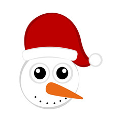 Christmas cute snowman avatar